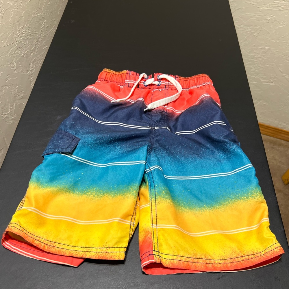 Kanu Surf Striped Swim Shorts Boys S (8)